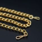 سلسلة مطلية بالذهب عيار 92